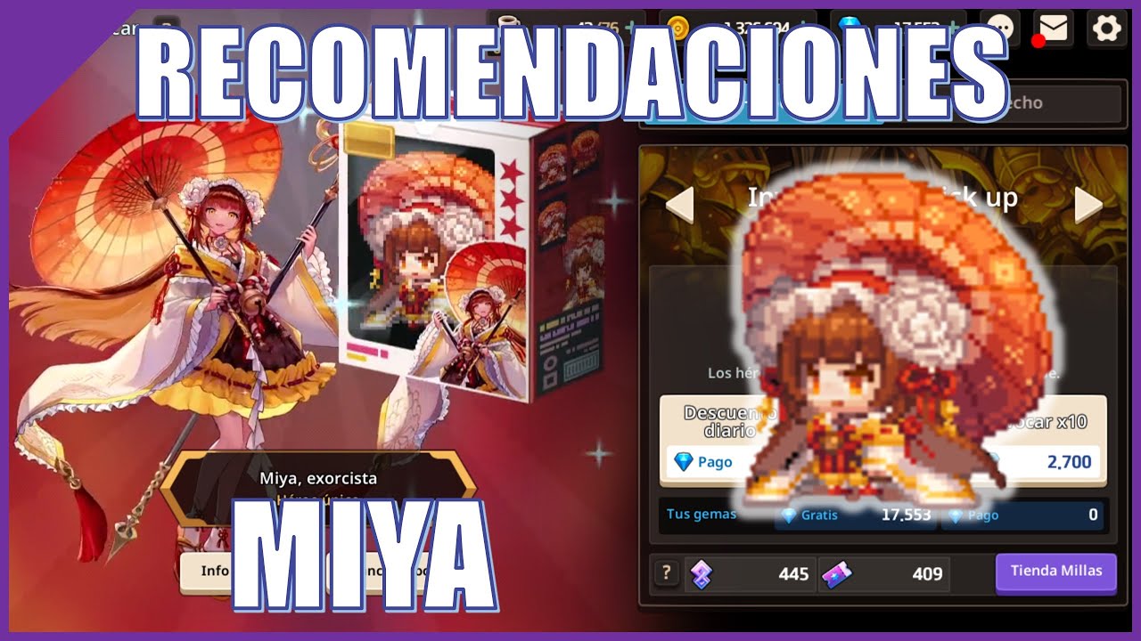 MIYA y equipo Guardian Tales YouTube