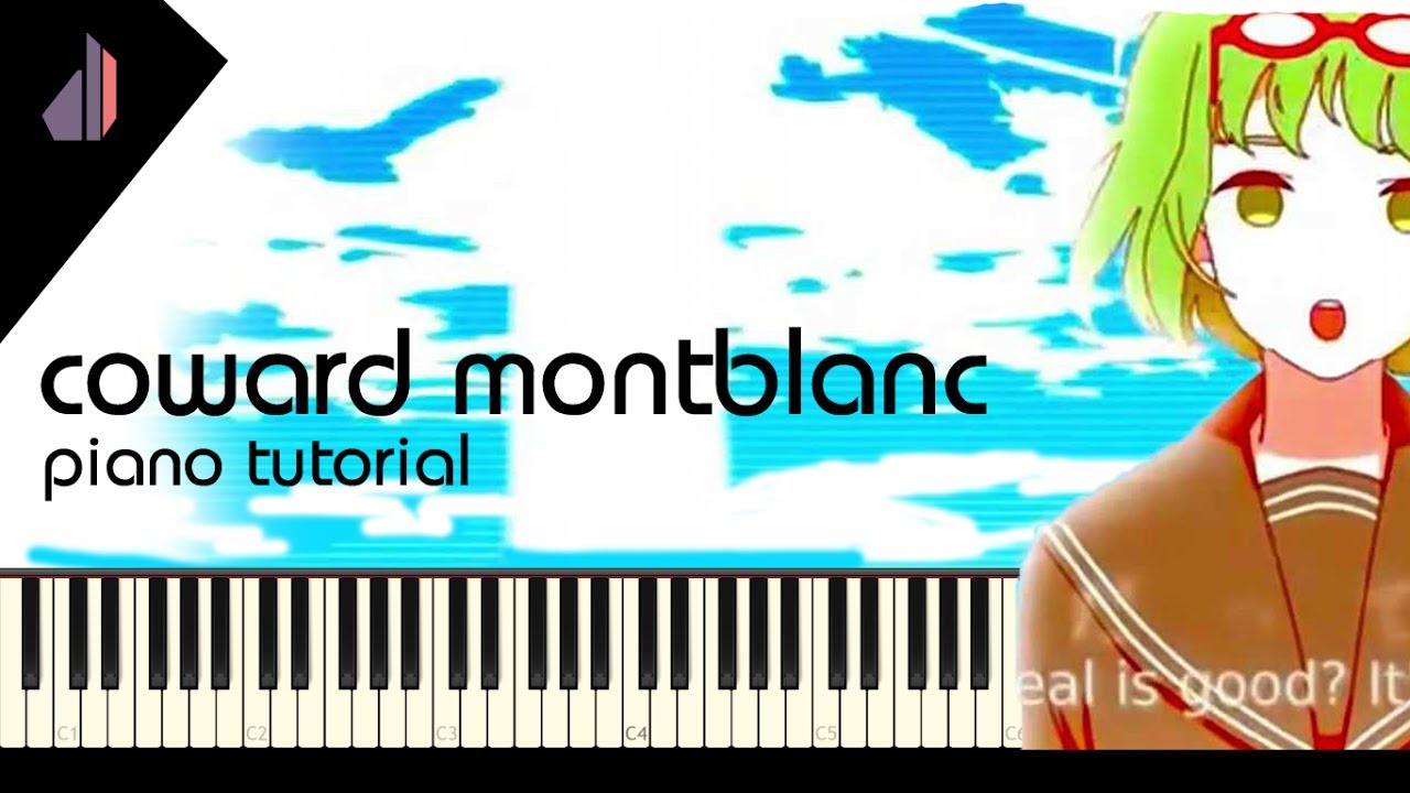Coward Montblanc // Yowamushi Montblanc (弱虫モンブラン) | Synthesia Piano Tutorial