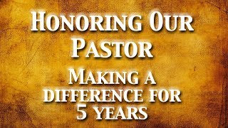 9/10/2017 - Cardboard Testimonies - Honoring Our Pastor