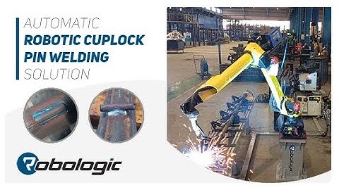 Robotic Cuplock Pin Welding | Automatic Cuplock Pin Welding robot | Robologic