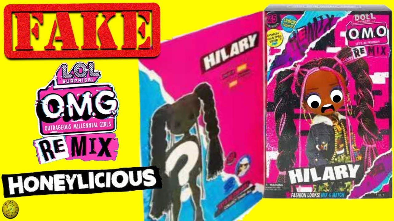 Fake lol OMG remix Honeylicious fake. Fake lol omg vs real lol omg + Fake lol omg remix makeover