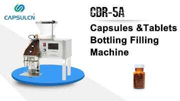Capsules & Tablets Bottling Filling Machine CDR-5A
