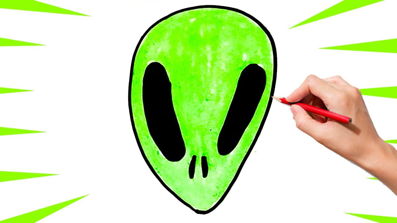 COMO DESENHAR UM ALIENIGENA E.T PASSO A PASSO - YouTube