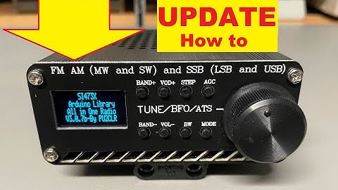 #205 Si4732 ATS-20 Test and Update - Open Source Receiver 0-30 / 64-108