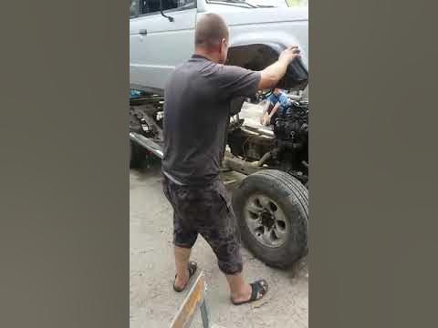 снятие кузова паджеро 2