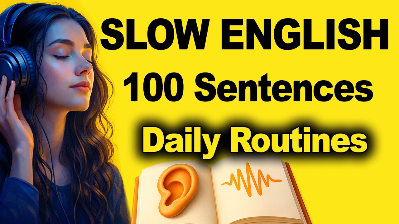 100 английских предложений для ежедневного использования | Практика медленного слушания и разгово...