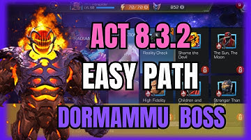 Act 8.3.2 Easy Path | Cosmic path | and Dormammu boss Takedown | Marvel Contest of champion #Act8.3