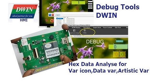 #11 DWIN DEBUG Tools --Hex Data Analyse for Var icon, Data var, Artistic Variable