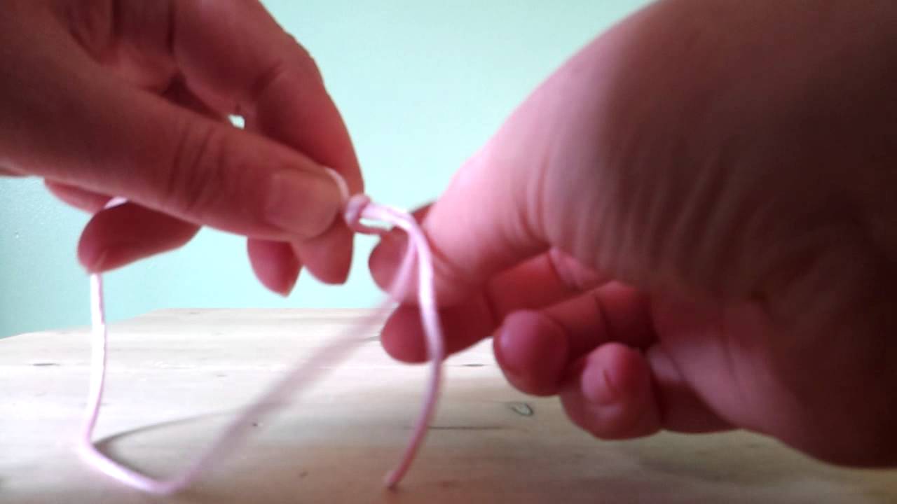 Sliding knot tutorial YouTube