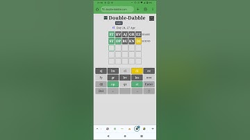 Wordle with paired-up letters! (Double-dabble puzzle for 27 Apr 24) #speedsolving #wordpuzzle #words