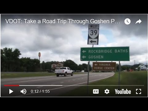 VDOT: Take a Road Trip Through Goshen Pass on Route 39