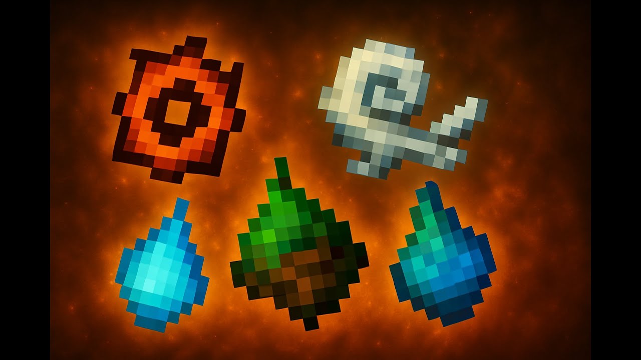 Руны ОГНЯ, ВОДЫ и ЗЕМЛИ ЭТО БРОНЯ БОГА  в Minecraft! Magic Runes обзор