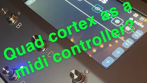Use your Quad Cortex as a midi switcher!