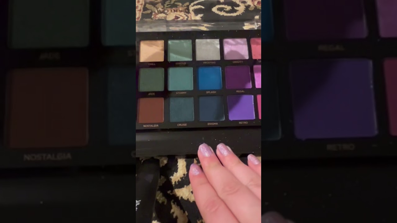 Profusion Wanderlust Eyeshadow Palette Swatches and ASMR