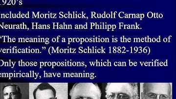 B. Verification Principle