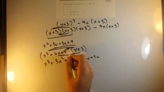 Math 3 released test problem #1