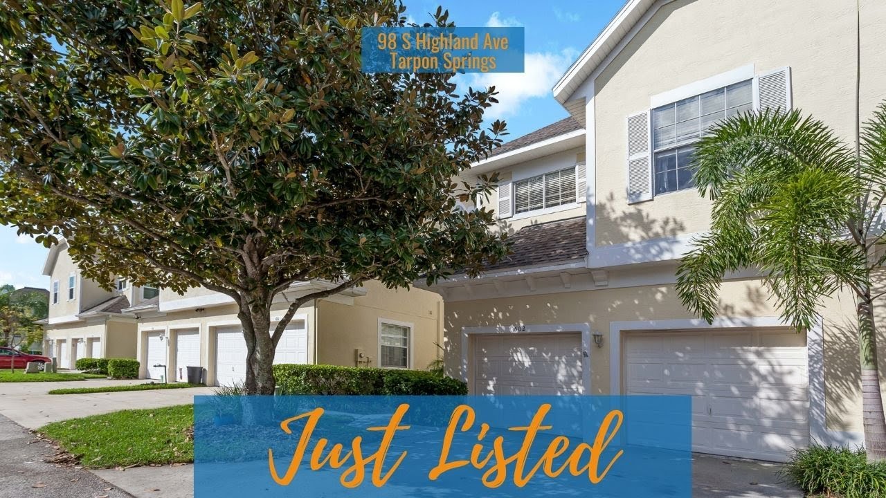 Just Listed Tarpon Springs Townhome For Sale YouTube