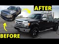 REBUILDING A FORD F150 WITH FRAME DAMAGE IN 16 MINUTES