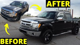 REBUILDING A FORD F150 WITH FRAME DAMAGE IN 16 MINUTES