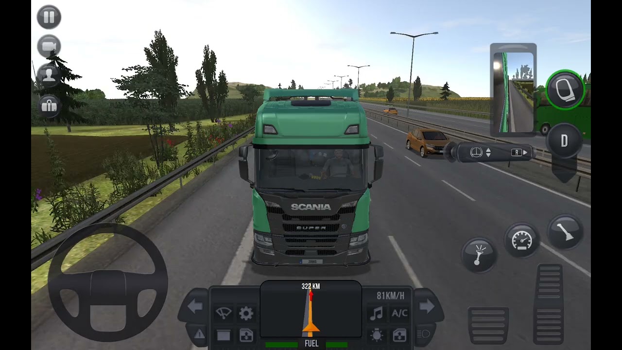 Scania 460G  truck simulator ultimate playing in grecce