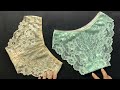 ⭐️Instructions for sewing underwear from the lace fabric high 20cm (8 inches)/Full size S,M,L