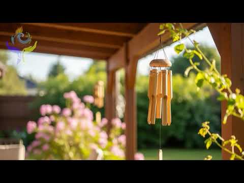 在 YouTube 上觀看「Whispers in the Breeze: Piano & Wind Chime Music for Relaxation | Peaceful Garden 🌬️🎶🎹」