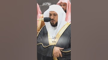 فأما الإنسان إذا ما ابتلاه ربه_تلاوة مرئية من صلاة العشاء 26 ذو الحجة 1445هـ_ الشيخ ماهر المعيقلي