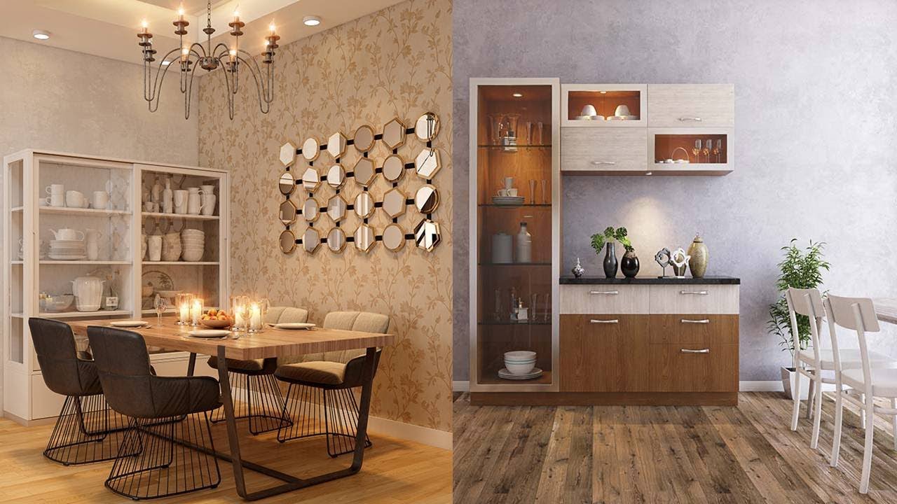 dining room cabinet designs india