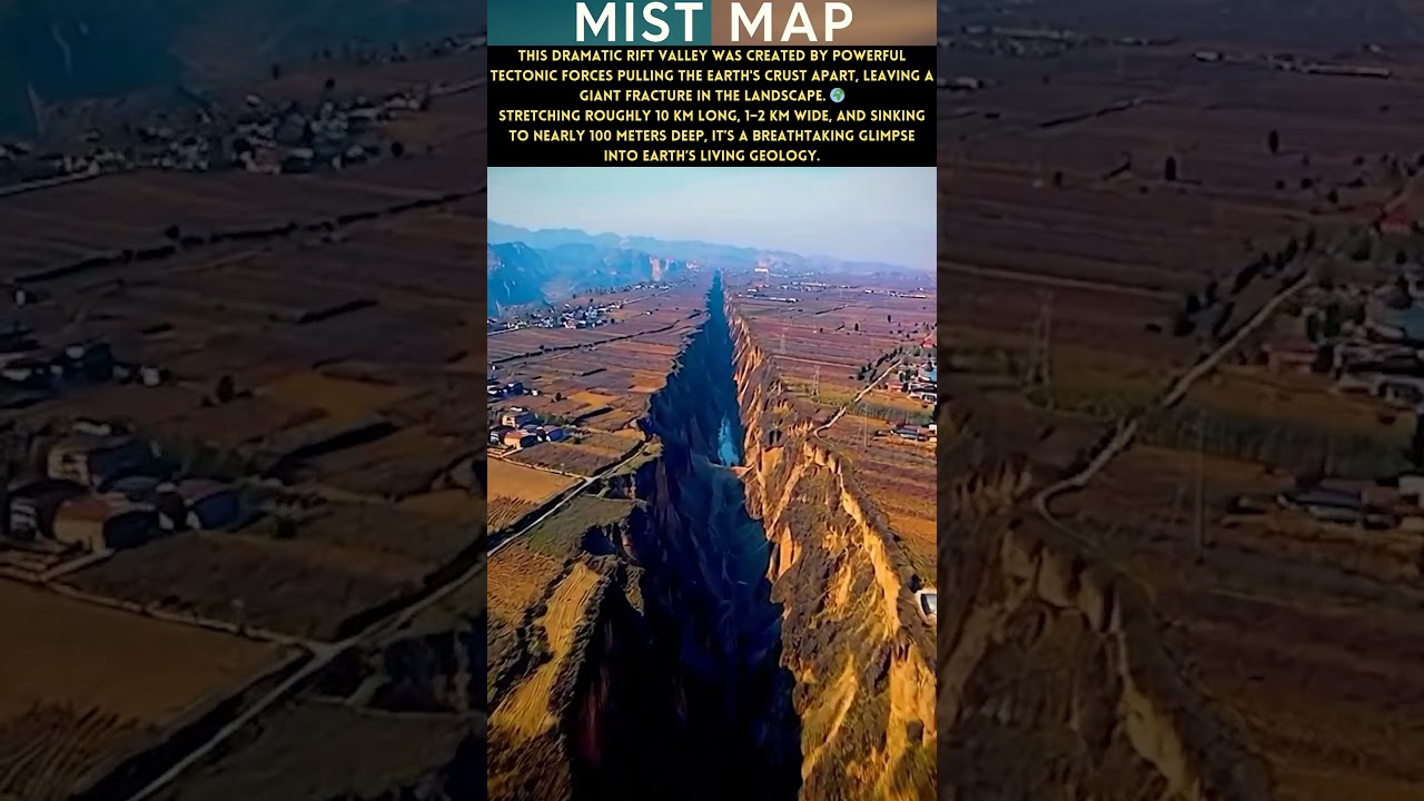 🌍 Earth Split Open! The Stunning Rift Valley Phenomenon 😱⛰️