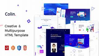 Colin - Creative Multipurpose HTML Template | Themeforest Website Templates and Themes