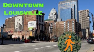 Downtown Louisville, Kentucky Virtual Walk - 4K