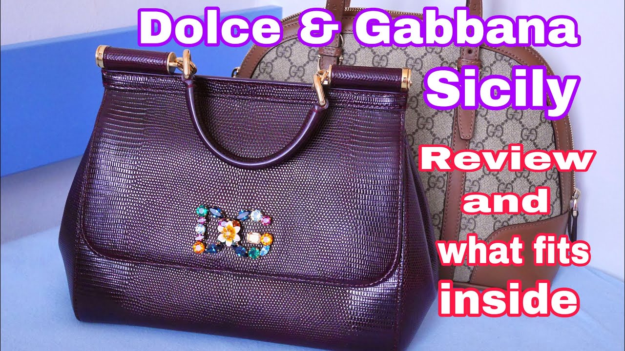 Dolce & Gabbana Sicily Bag Review + What Fits Inside!! 