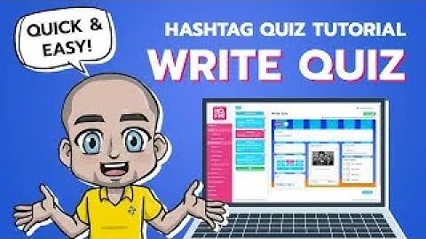 Hashtag Quiz Tutorial; How to Write Quiz Questions and Answers, into the HQ.FM Trivia System