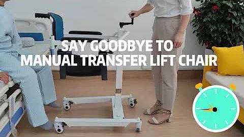 Senyang patient lift and transfer chair - an ideal lifting device for bedridden patients.