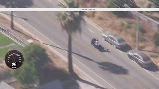 Caught on Camera: Motorcycle Rider&#39;s Daring Chase Ends in Custody