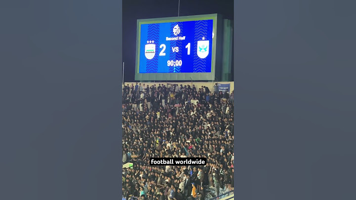skor akhir #persib vs #psis semarang 💙