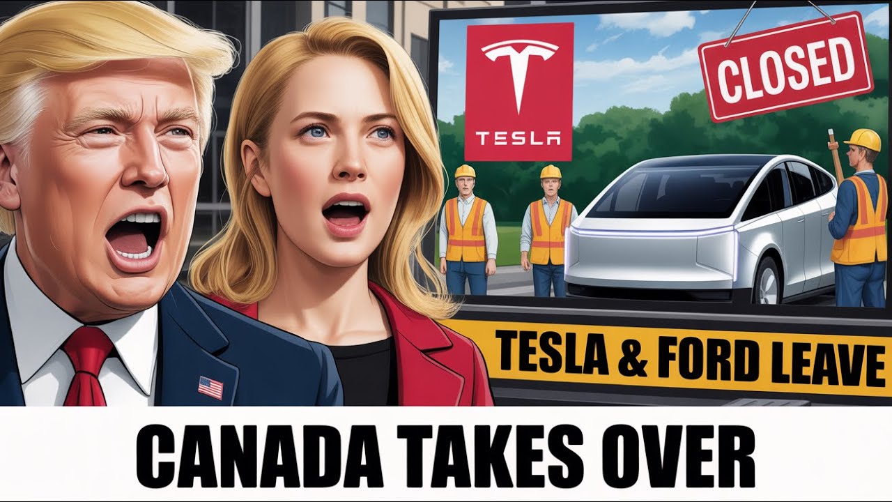 Trump Explodes as Tesla & Ford Move to Canada — U.S. Auto Industry Crisis Unfolds