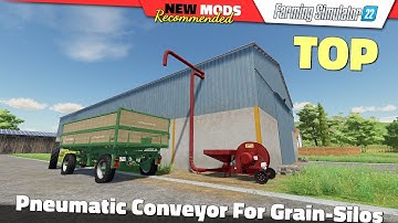 FS22 | Pneumatic Conveyor For Grain-Silos - Farming Simulator 22 New Mods Review 2K60