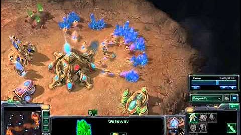 SC2 - proxy gate VS cannon rush