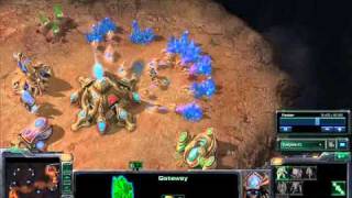 SC2 - proxy gate VS cannon rush
