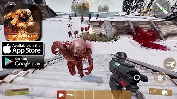 RISE OF DEMONS FPS - DOOM SLAYER MOBILE GAMEPLAY - IOS / ANDROID