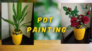 POT PAINTING || DIY || HOME DECOR screenshot 4