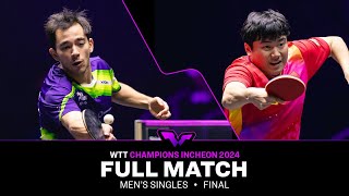 FULL MATCH | LIANG Jingkun vs Hugo CALDERANO | MS F | #WTTIncheon 2024