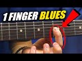 Become a Blues Guitar Badass with Just 1 Finger! (Beginner Friendly)