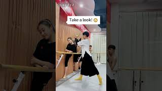 Do you think they can reach it?danceclassflexibilitysplitballetyyaya