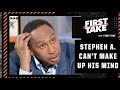 Stephen A. can’t make up his mind about his Top 10 players of all time | First Take