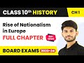 Rise of Nationalism in Europe Full Chapter Class 10 History | CBSE History Class 10 Chapter 1