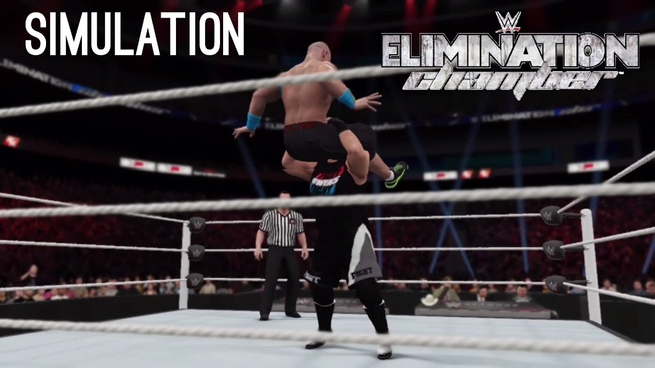 WWE 2K16 SIMULATION Kevin Owens vs John Cena Elimination Chamber 2015 Highlights YouTube WWE 2K16 SIMULATION Kevin Owens vs John Cena Elimination Chamber 2015 Highlights YouTube