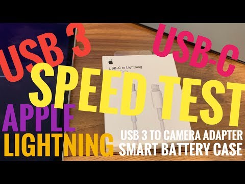 Speed TESTS USB-C vs USB-A to Lightning!