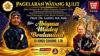 #live Wayang Kulit, Dalang Ki Gondo Suharno S.sn. Lakon "abiyasa Madeg Brahmana"